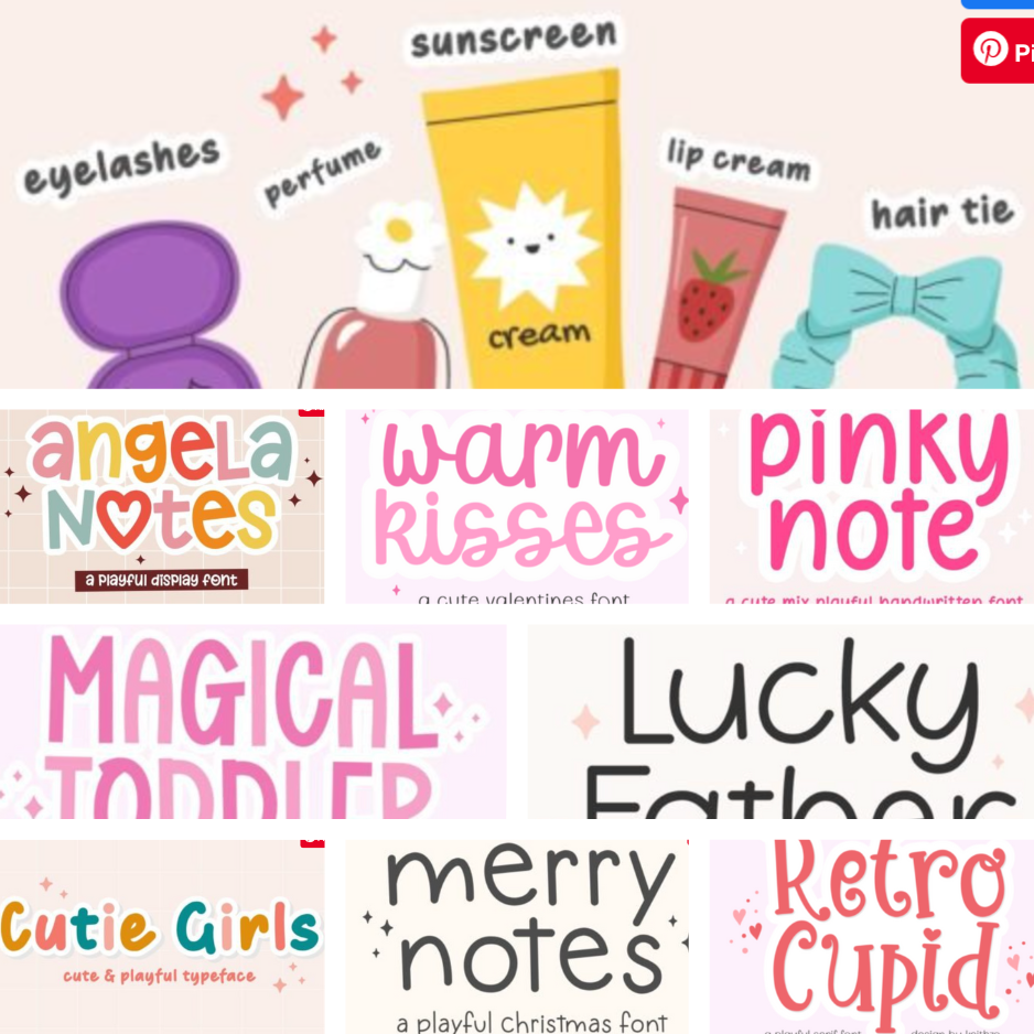 Pack de Fuentes con Letra Manuscrita Encantadora